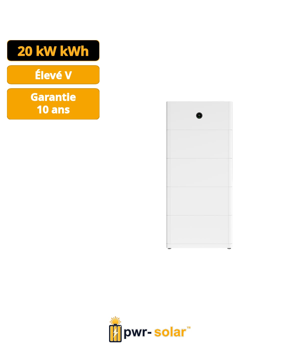 Système de batterie haute tension Growatt APX20.0P pour onduleur MOD-XH(BP) et MID-XH