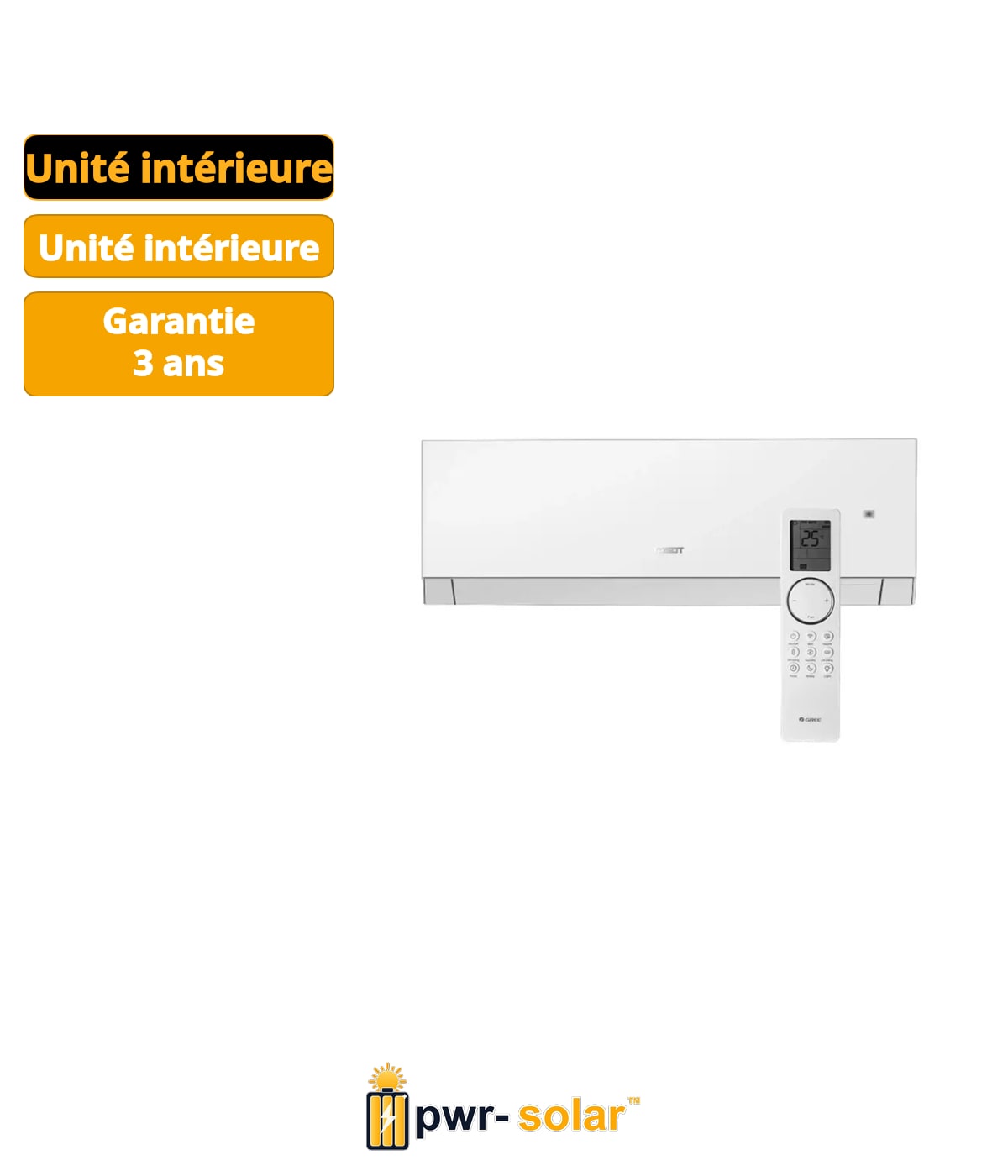Tosot CLIVIA by GREE Blanc R32 2,7-3,0 kW - Unité intérieure
