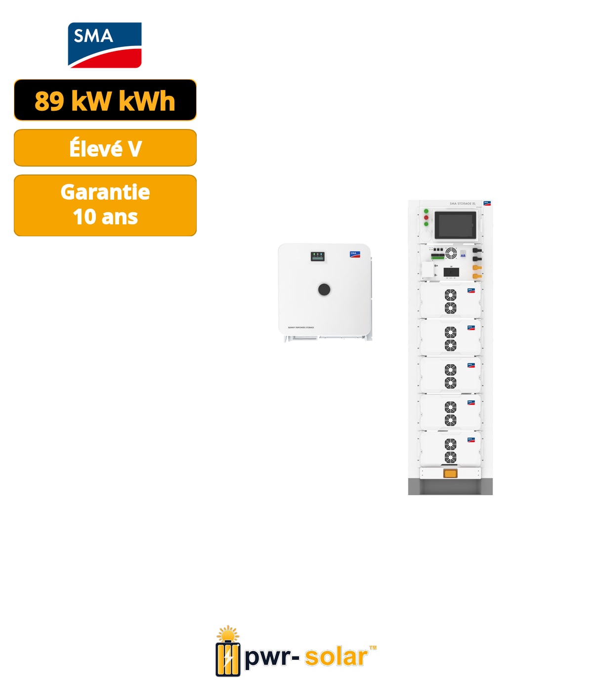 SMA Storage XL Package Indoor 30kW / 89kWh