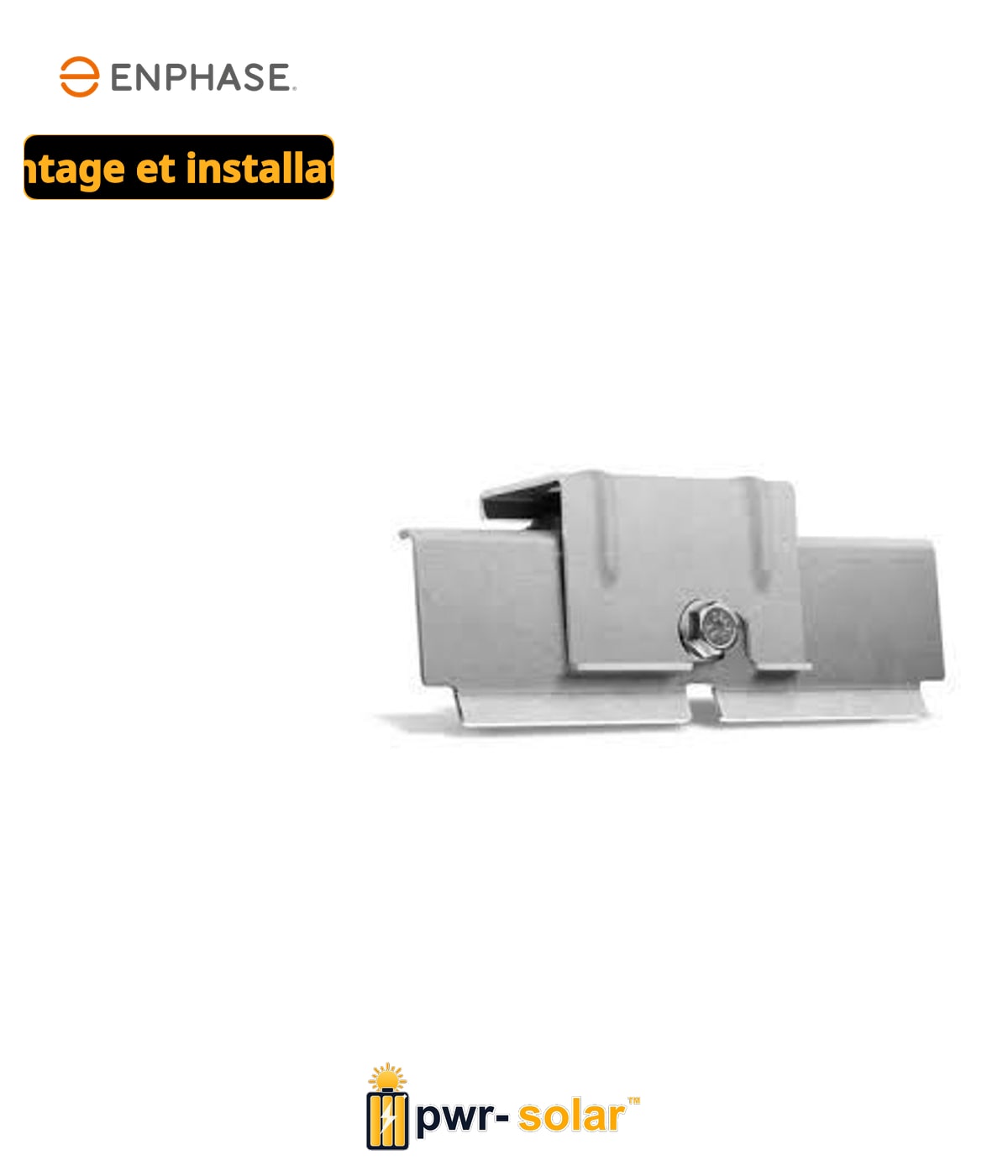 Enphase Version 35 mm du bâti Enphase (Compatible axec IQ Series)