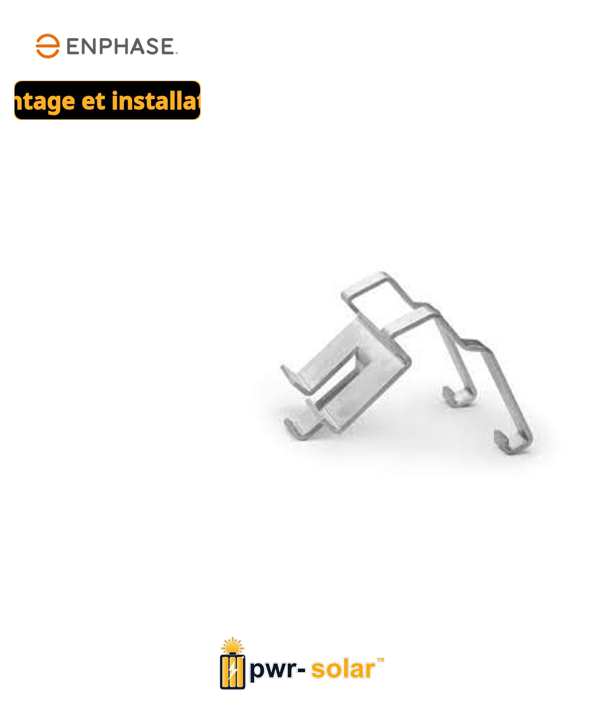 Enphase Clip de connecteur Enphase