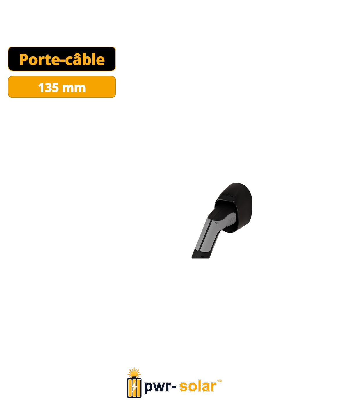 Wallbox Holder (Type 2 / Plastique / Noir)