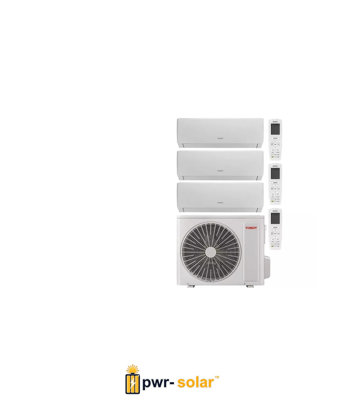 Tosot PULAR by GREE Climatiseur Triple-split Inverter 090909P R32 8,0 kW - Kit