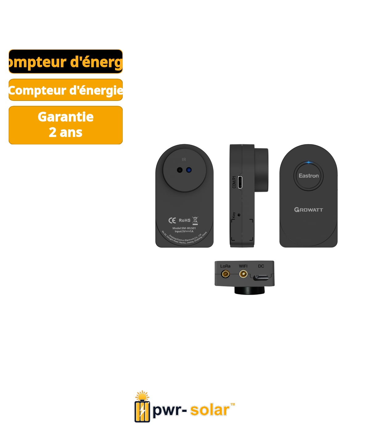 Growatt P1 Dongle (SMeter-RS02) pour AURA & NEXA