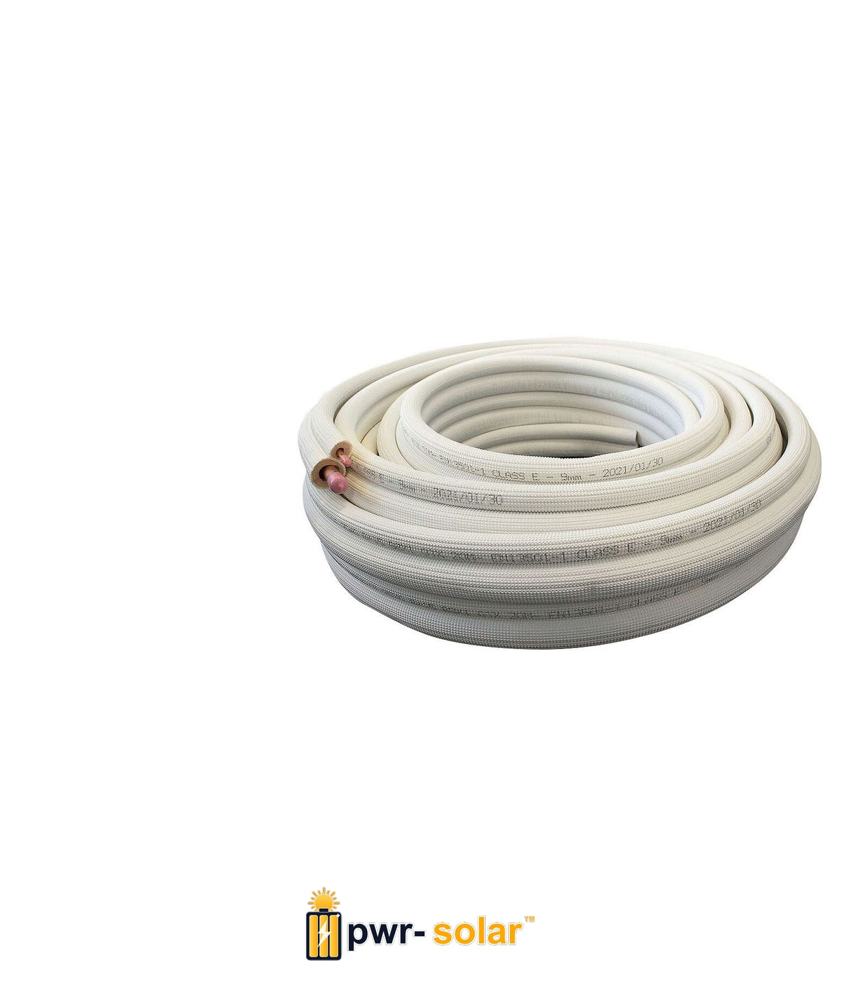 Duo tuyau frigorifique isolé 1/4-5/8" rouleau 20 mètres