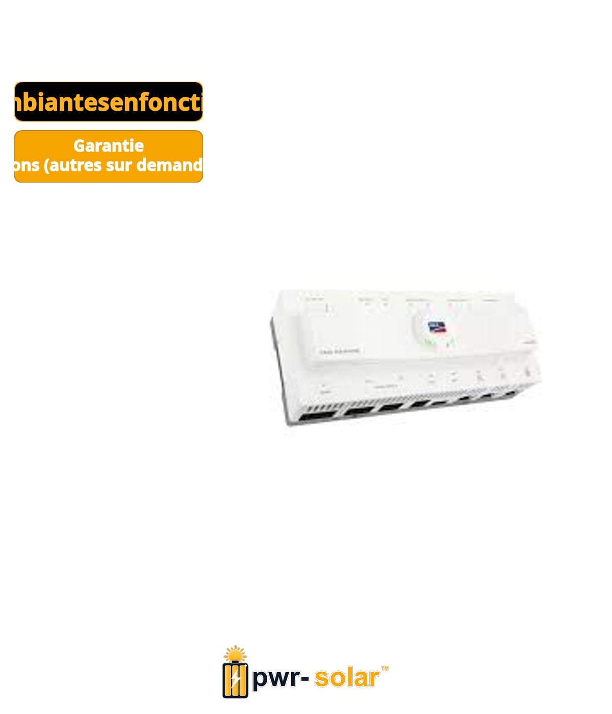 SMA Data Manager M - Dispositif de surveillance et pilotage des onduleurs