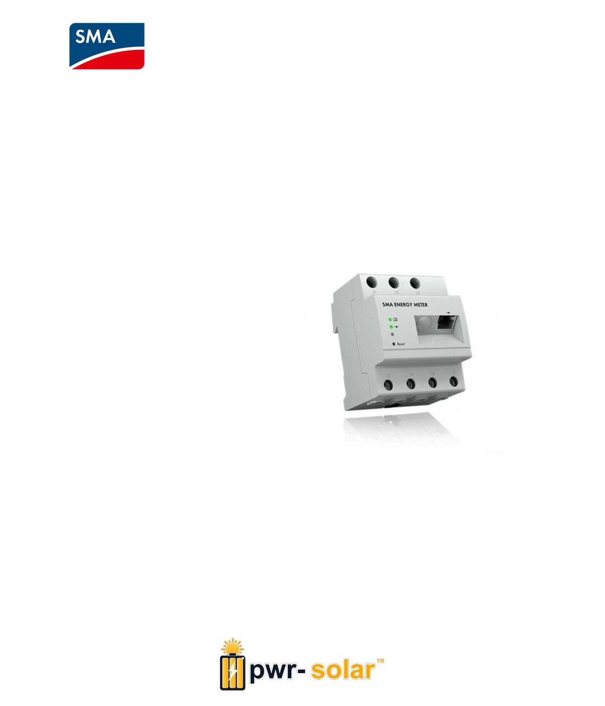 SMA - ENERGY METER Solution de mesure monophasé et triphasée et bidirectionnel avec interface Speedwire