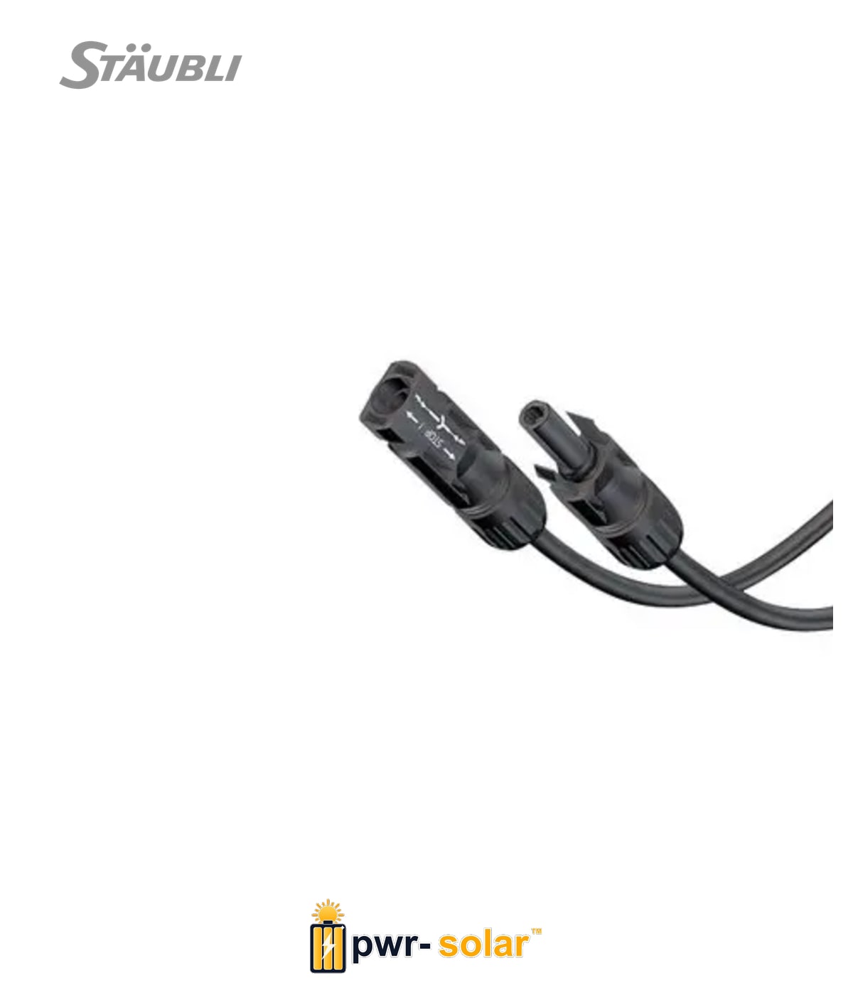 STÄUBLI - Rallonge MC4 Stäubli - Longueur 1,50m - Compatible Micro-onduleurs.