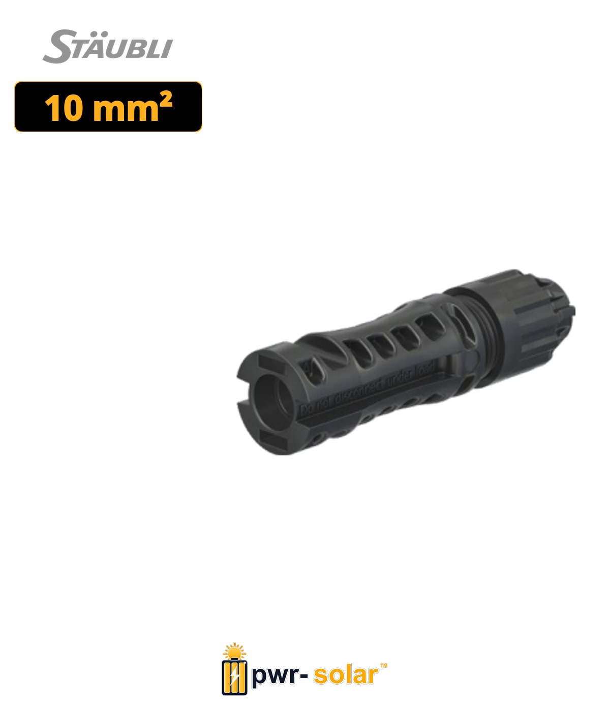 STÄUBLI - Sachet de 10 Connecteurs MC4 EVO 2 Mâle 10mm2 PV-KST4-EVO 2A/10II