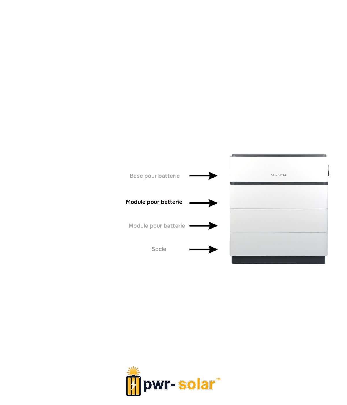 SUNGROW - Batterie LFP haute tension - 5kWh