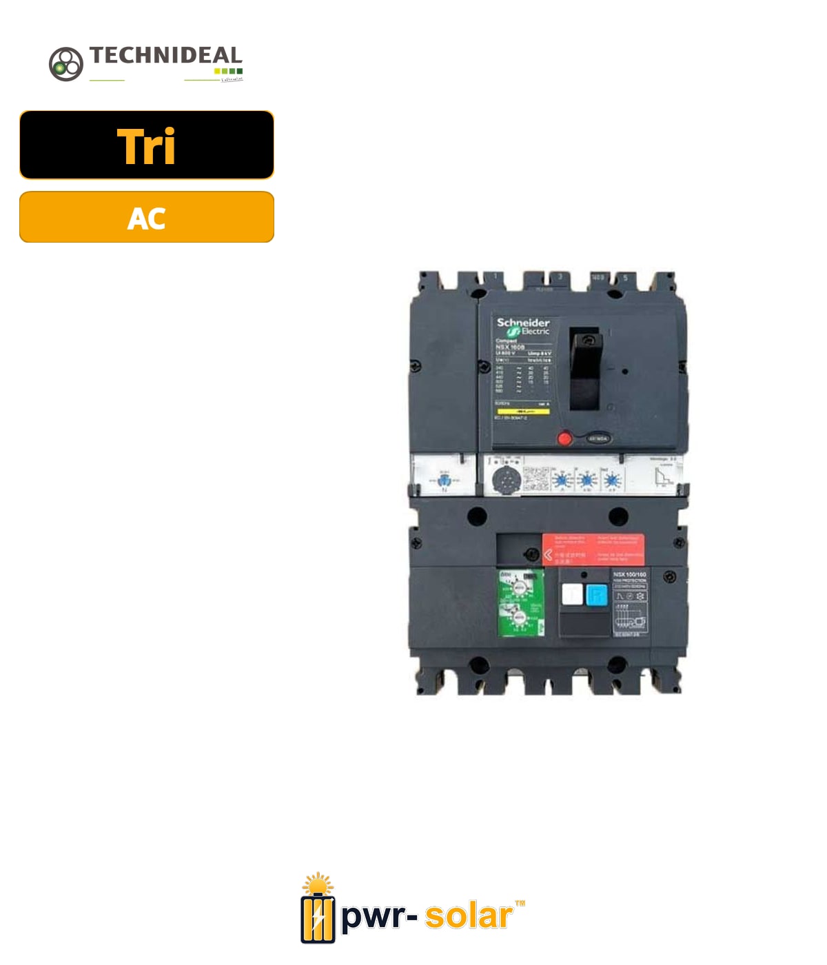Technideal - Agcp 160A Schneider - Sans Bretelles