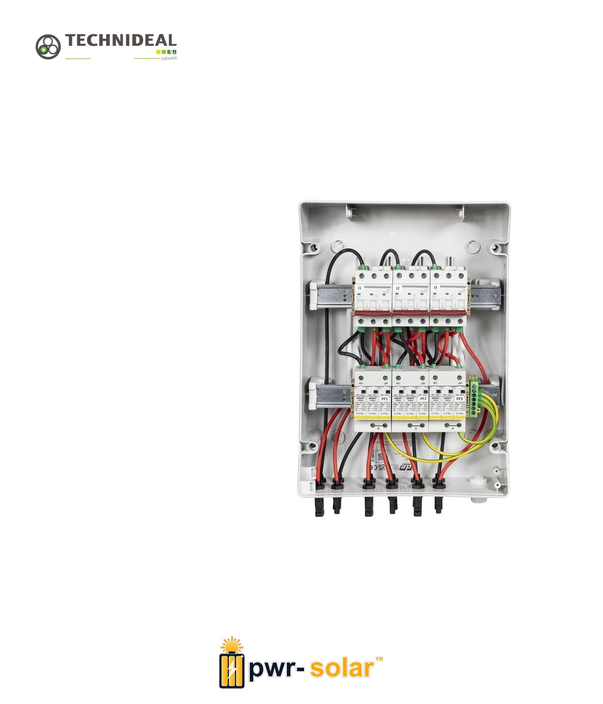TECHNIDEAL - COFDC 3 mppt / 1 string par MPPT / INTER 25 AMP-1000VDC