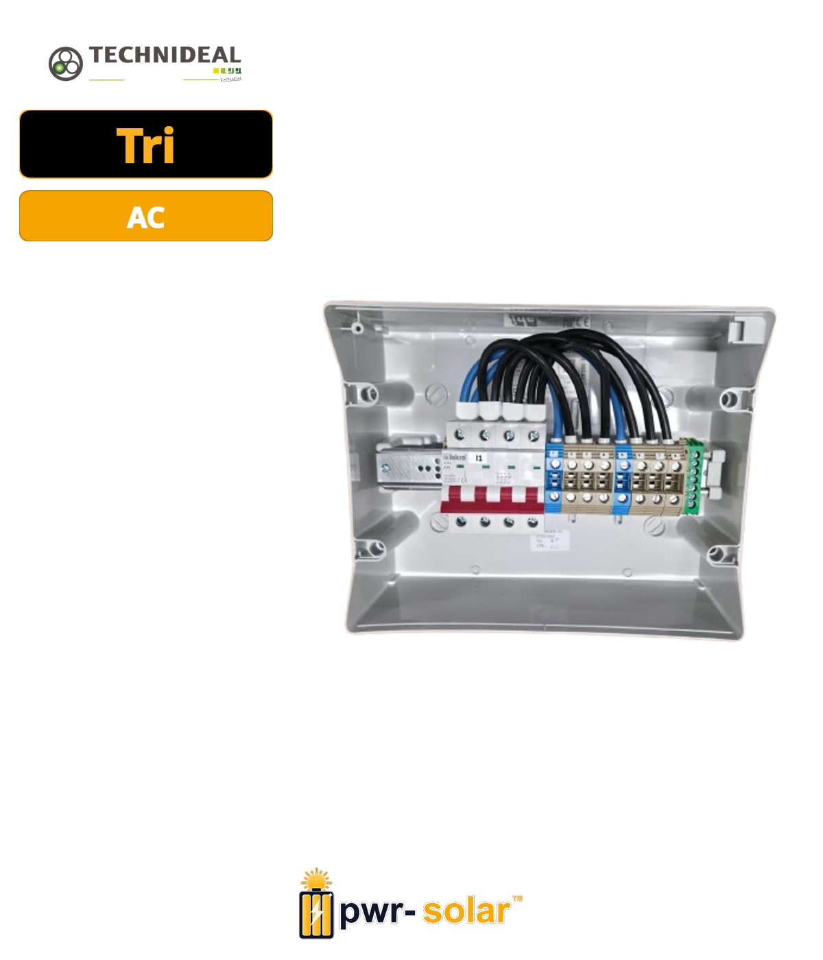 TECHNIDEAL - Coffret AC triphasé PLUG AND PLAY - NF C15-100