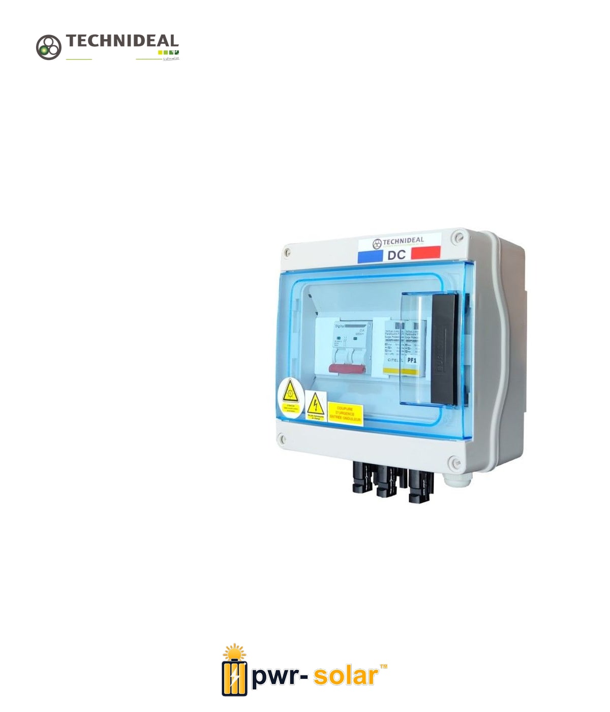 Technideal - Coffret DC Box-bat 315A 110VDC + Fusible 315A