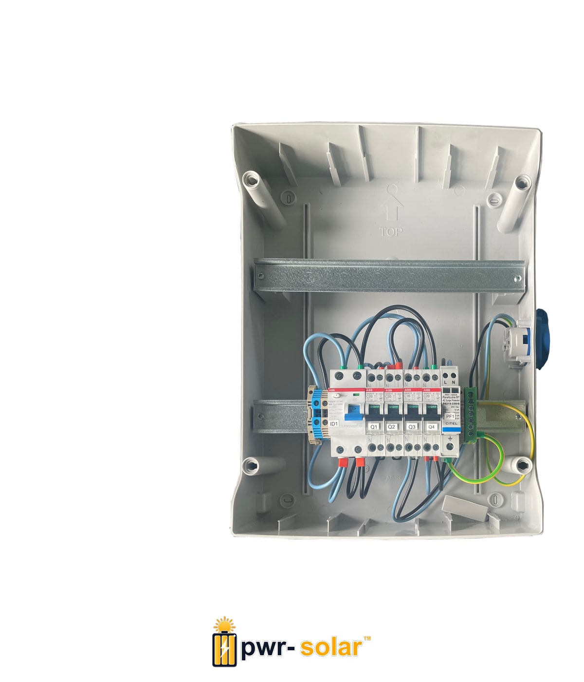 TECHNIDEAL - Coffret PV AC 6kW monophasé 2 lignes – Micro onduleur + PLACE PASSERELLE