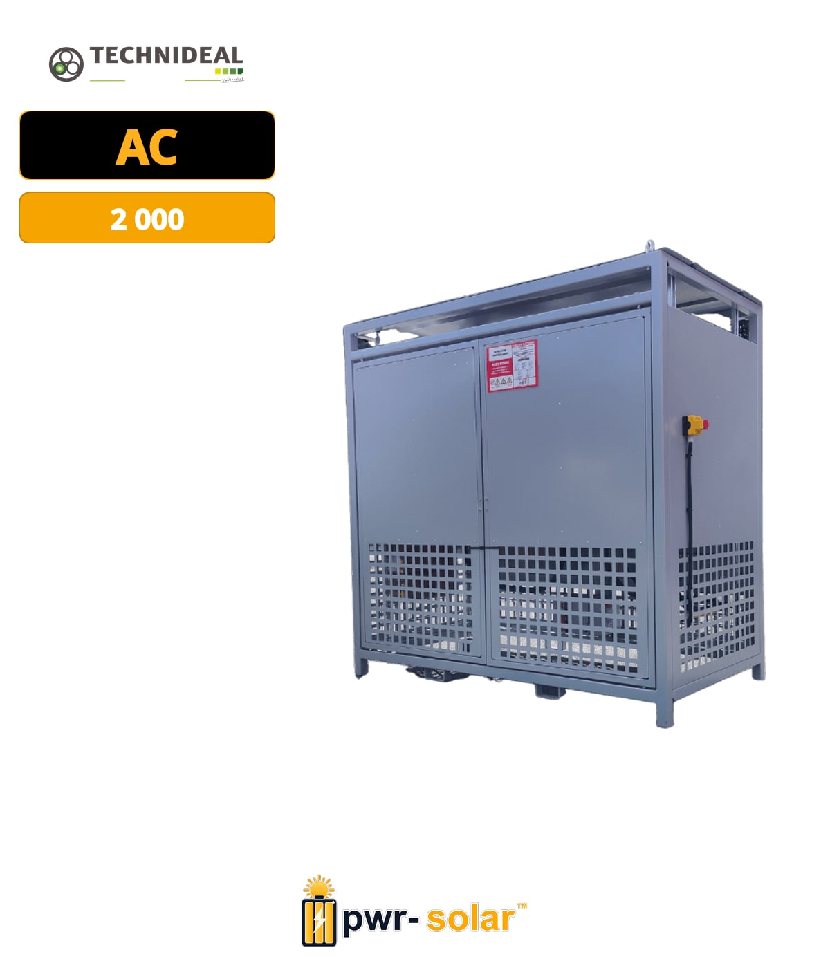 Technideal - Shelter - C04 - 2MX1M - Monté/câblé