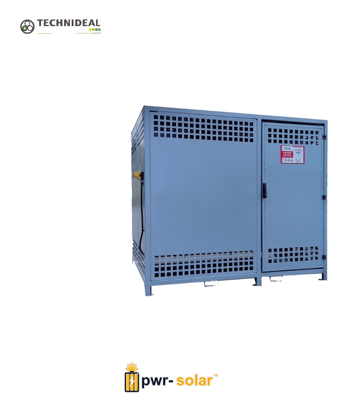TECHNIDEAL - SHELTER - C12 - 2.1x2M - MONTÉ/CÂBLÉ - 4x80A