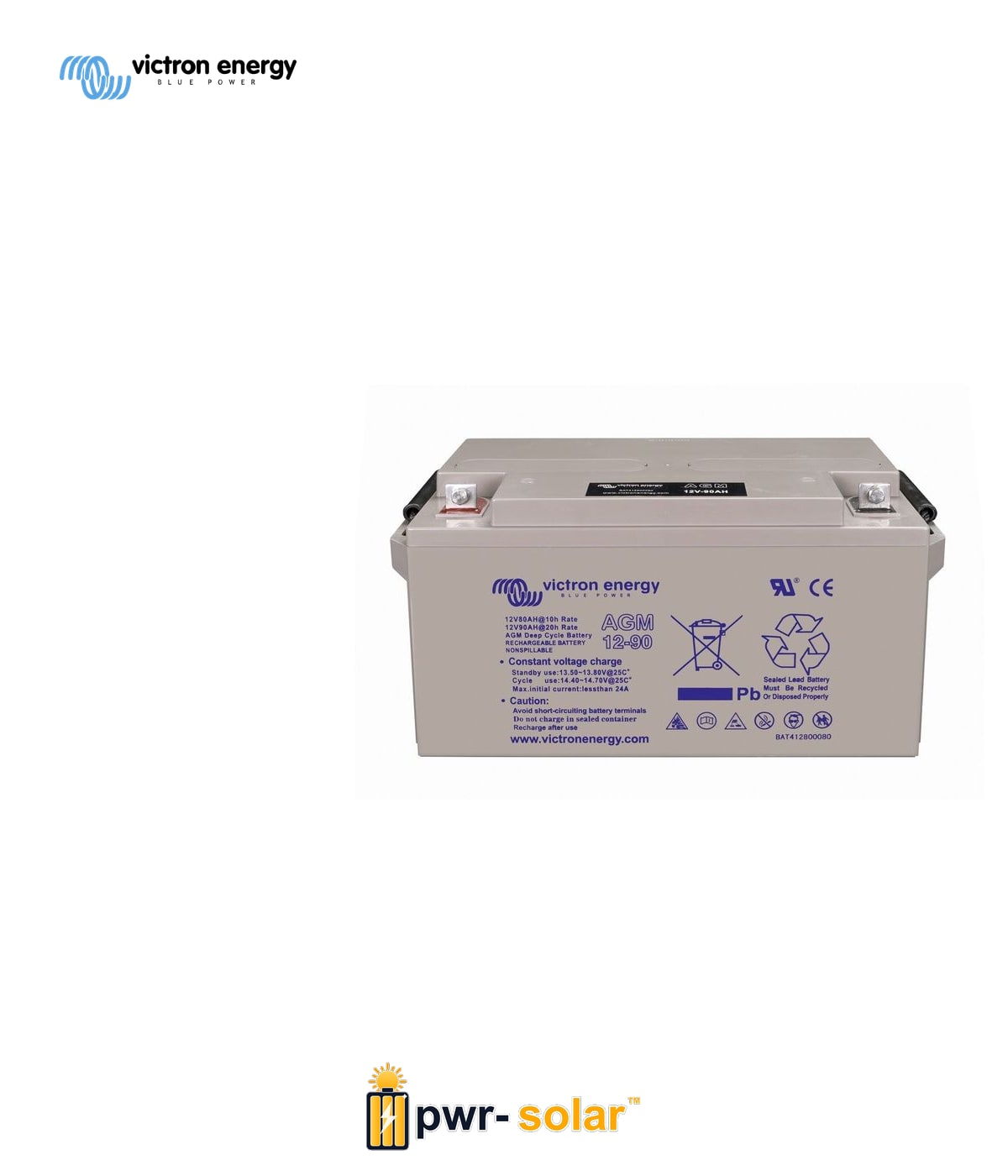 VICTRON - 12V/220Ah AGM Deep Cycle Batt. (M8)