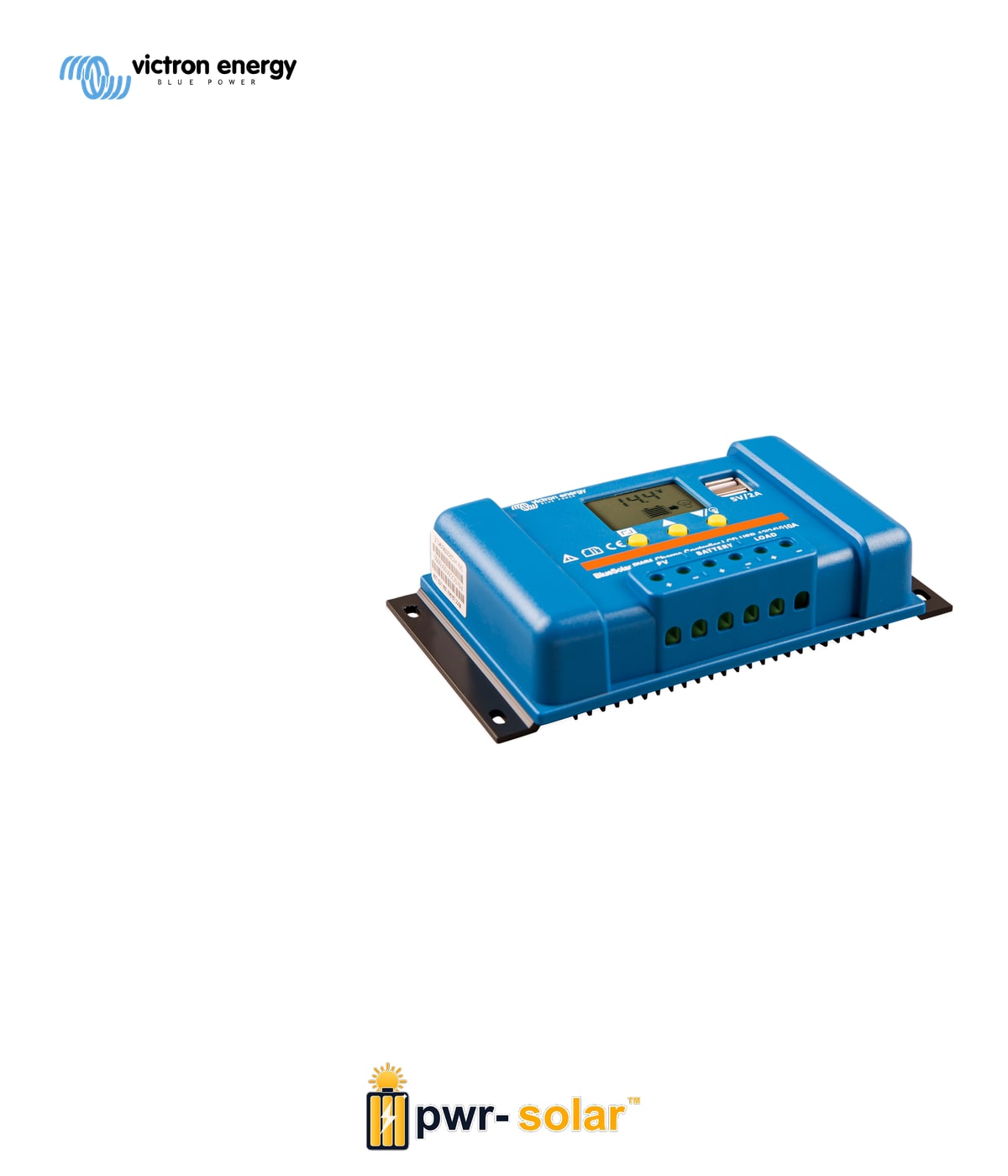 VICTRON - BlueSolar PWM-LCD&USB 12/24V-10A