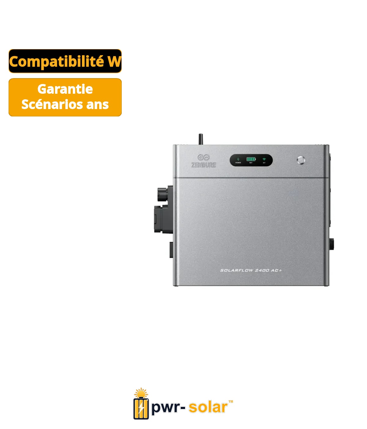 ZENDURE - Solarflow 2400 AC+ Batterie Plug And Play 2,4kWh
