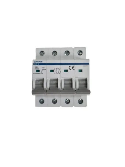 MADEnR - DISJONCTEUR 20A TRI - PUISSANCE JUSQU'A 12KVA - NF C15-100