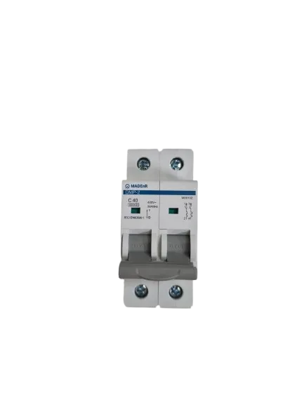 MADEnR - DISJONCTEUR 2P 40A MONO - PUISSANCE JUSQU'A 9KVA - NF C15-100