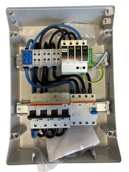 TECHNIDEAL - Coffret de protection AC pour un onduleur de 50kW triphasé + BOBINE MX