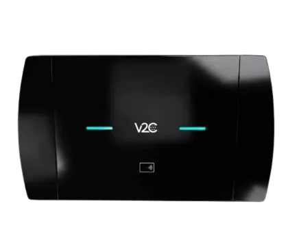 V2C - Borne de recharge ALVA 2 x 22 kW MID PROTEC - Type 2 avec prise (T2S)